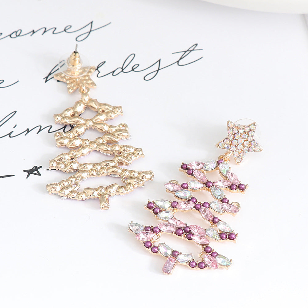 Holiday Glam Tree Earrings