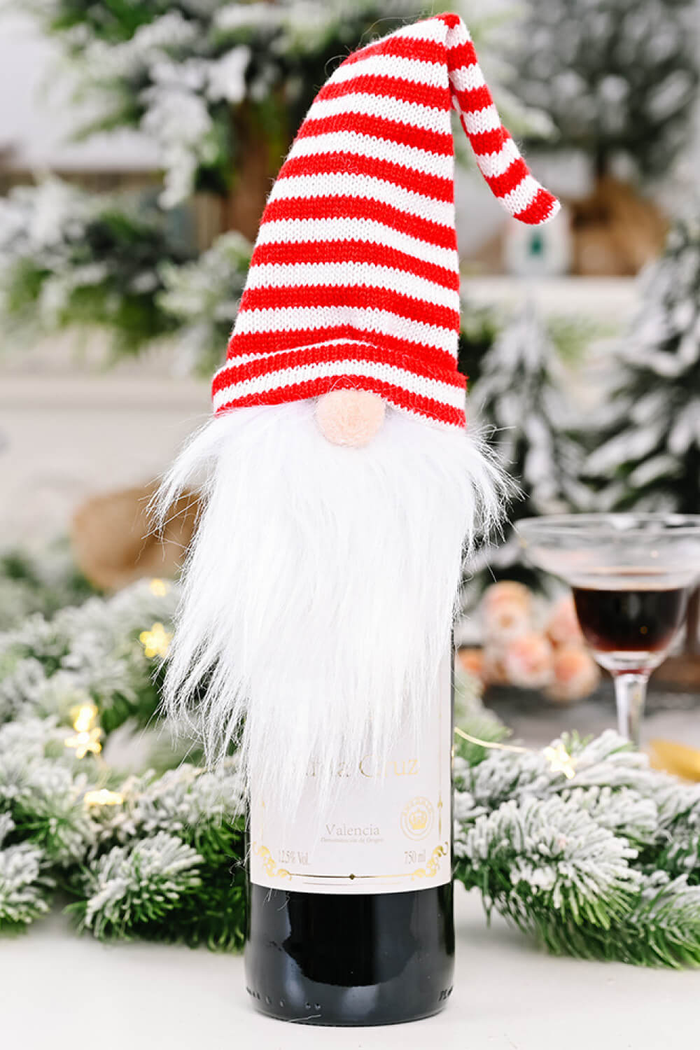 Merry Gnomes Wine Bottle Covers