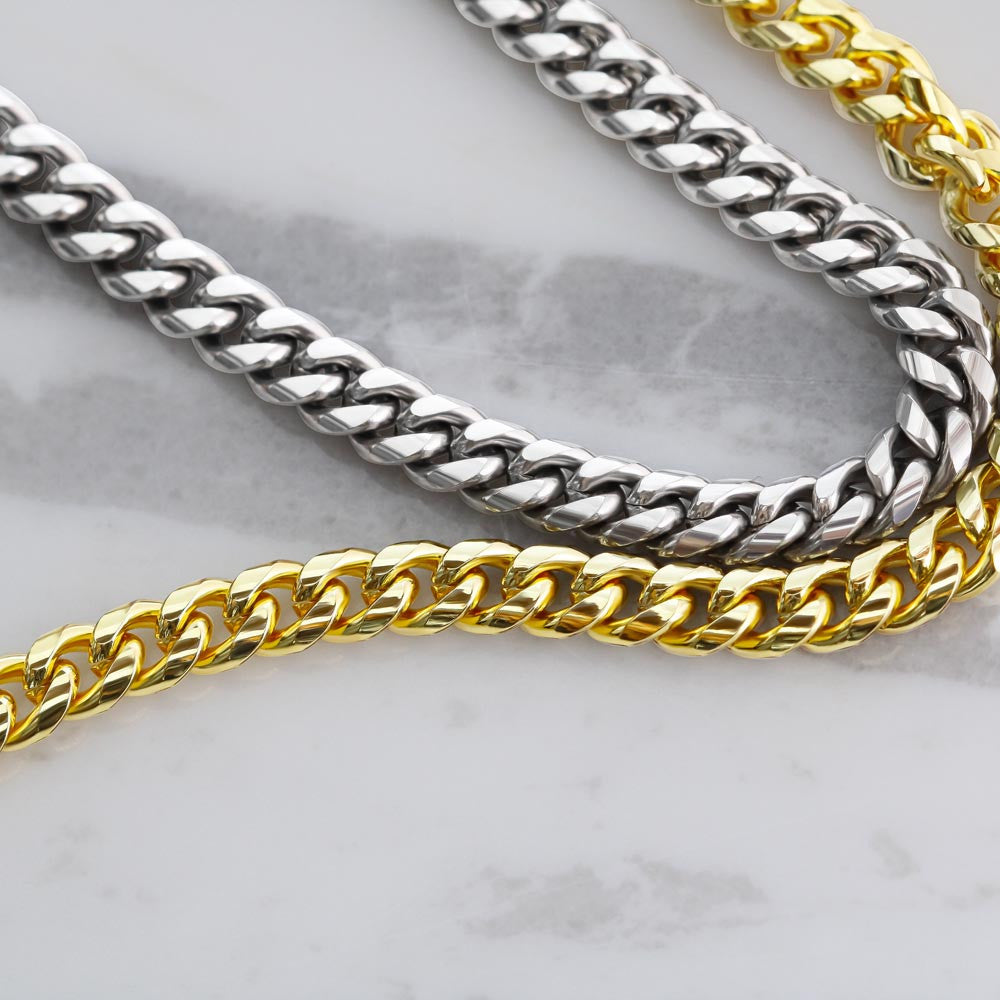 To My Son ∘ Suddenly a Man ∘ Cuban Link Chain