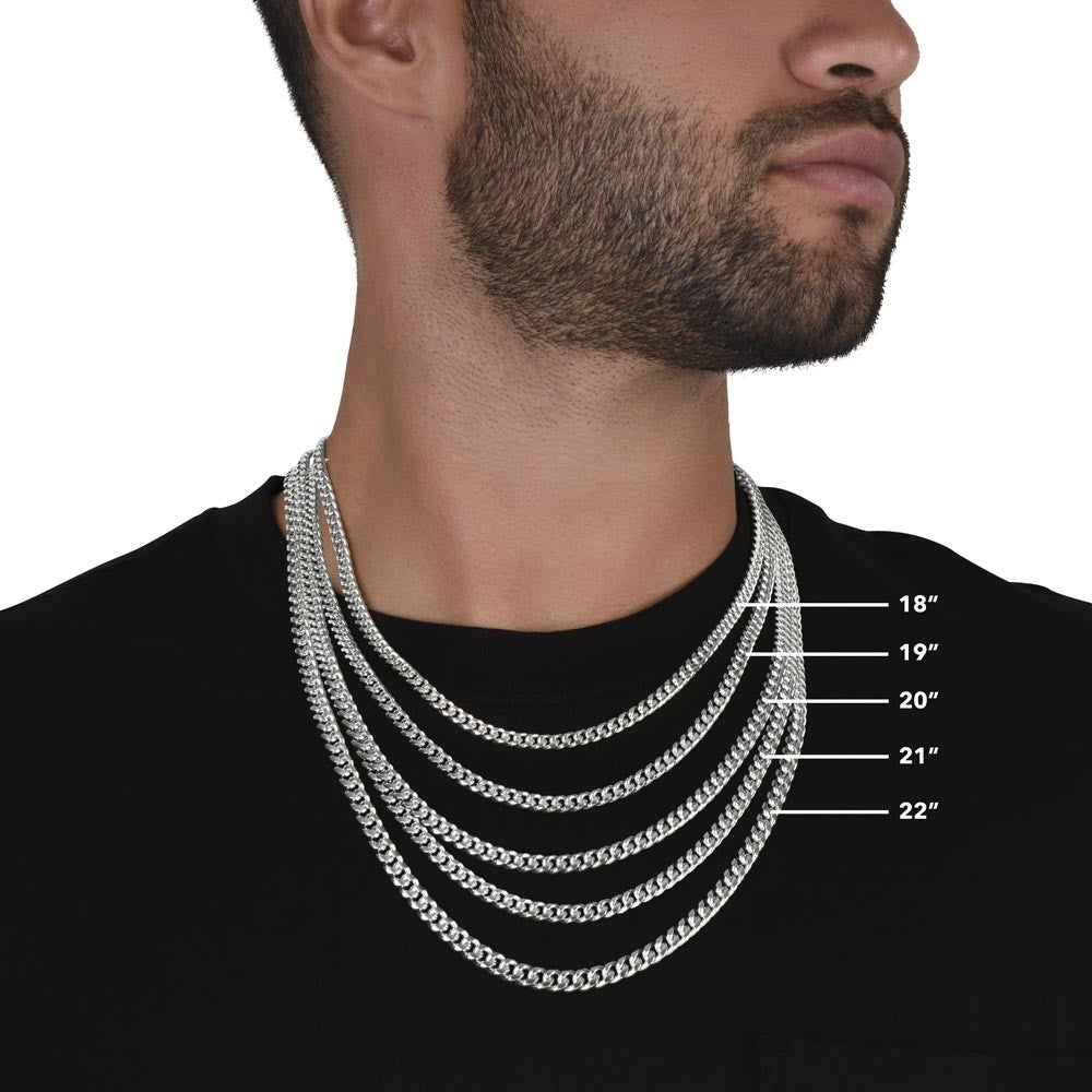 To My Son ∘ Suddenly a Man ∘ Cuban Link Chain