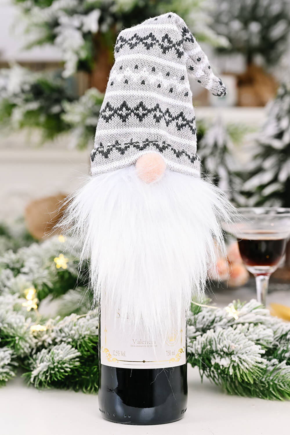 Merry Gnomes Wine Bottle Covers