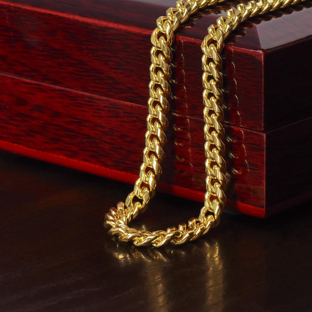 To My Son ∘ Suddenly a Man ∘ Cuban Link Chain