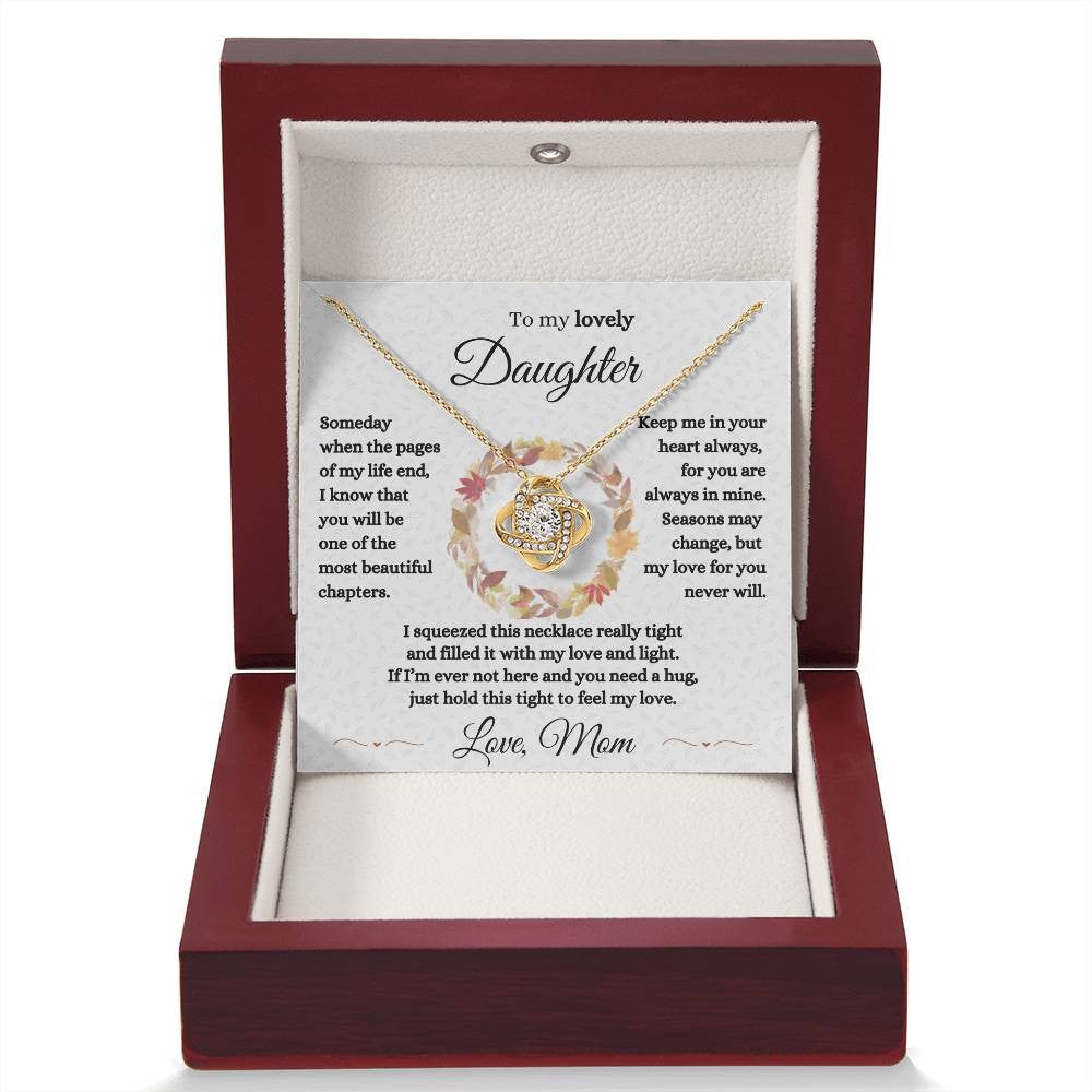 Customizable ∘ Beautiful Seasons ∘ Love Knot Necklace