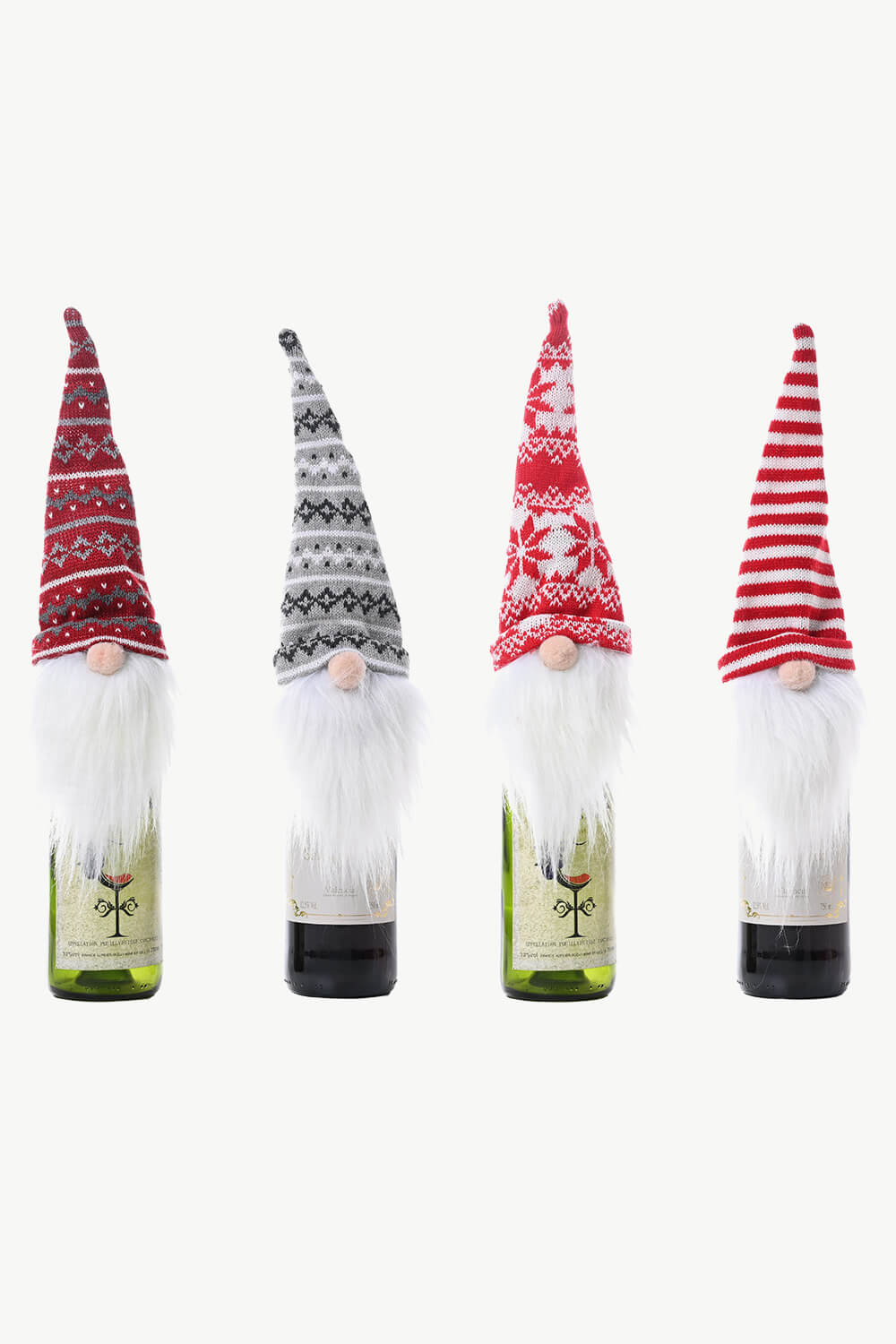 Merry Gnomes Wine Bottle Covers