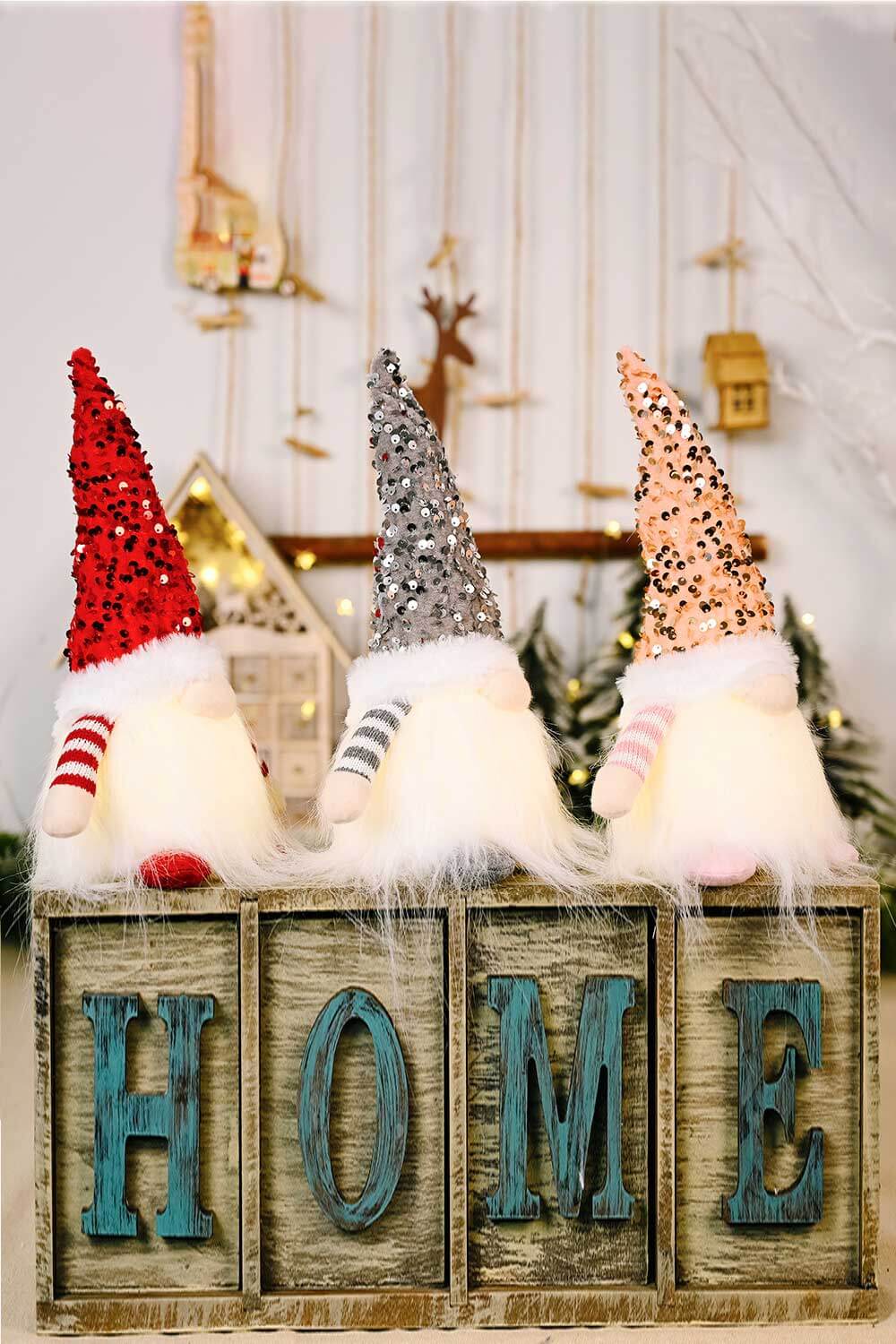 Cozy Glow Holiday Gnome Trio