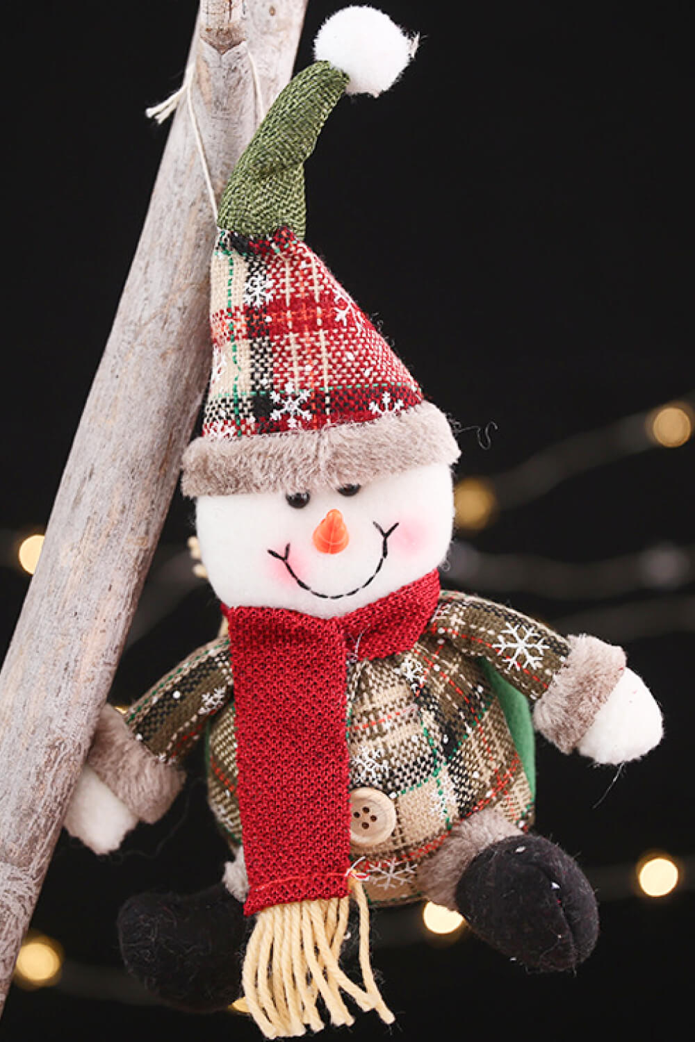 Jolly Trio Plush Holiday Ornaments