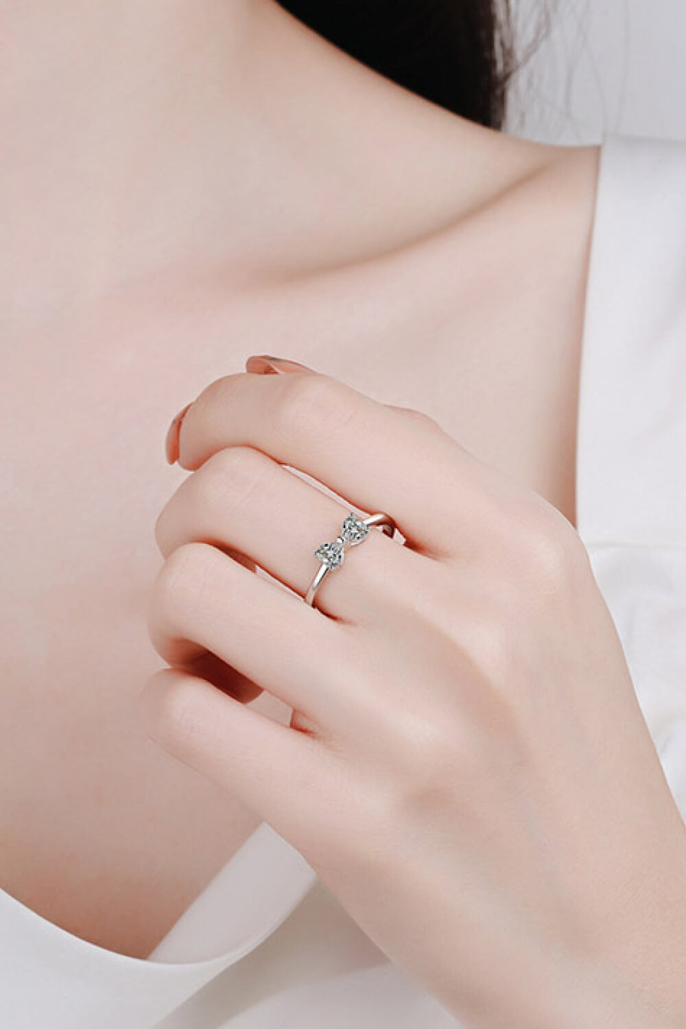 Cherished Bond Moissanite Ring