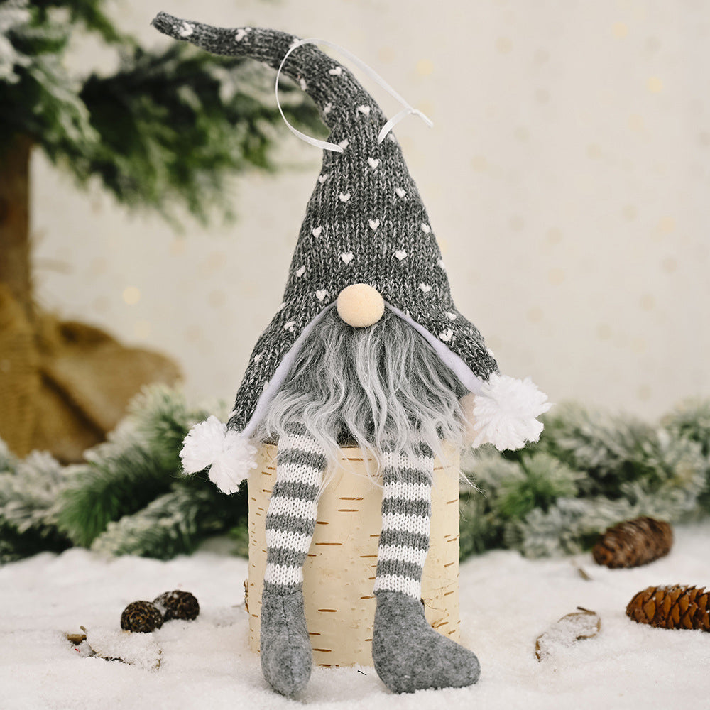 Glow-Up Gnome with Knit Hat & Dangly Legs