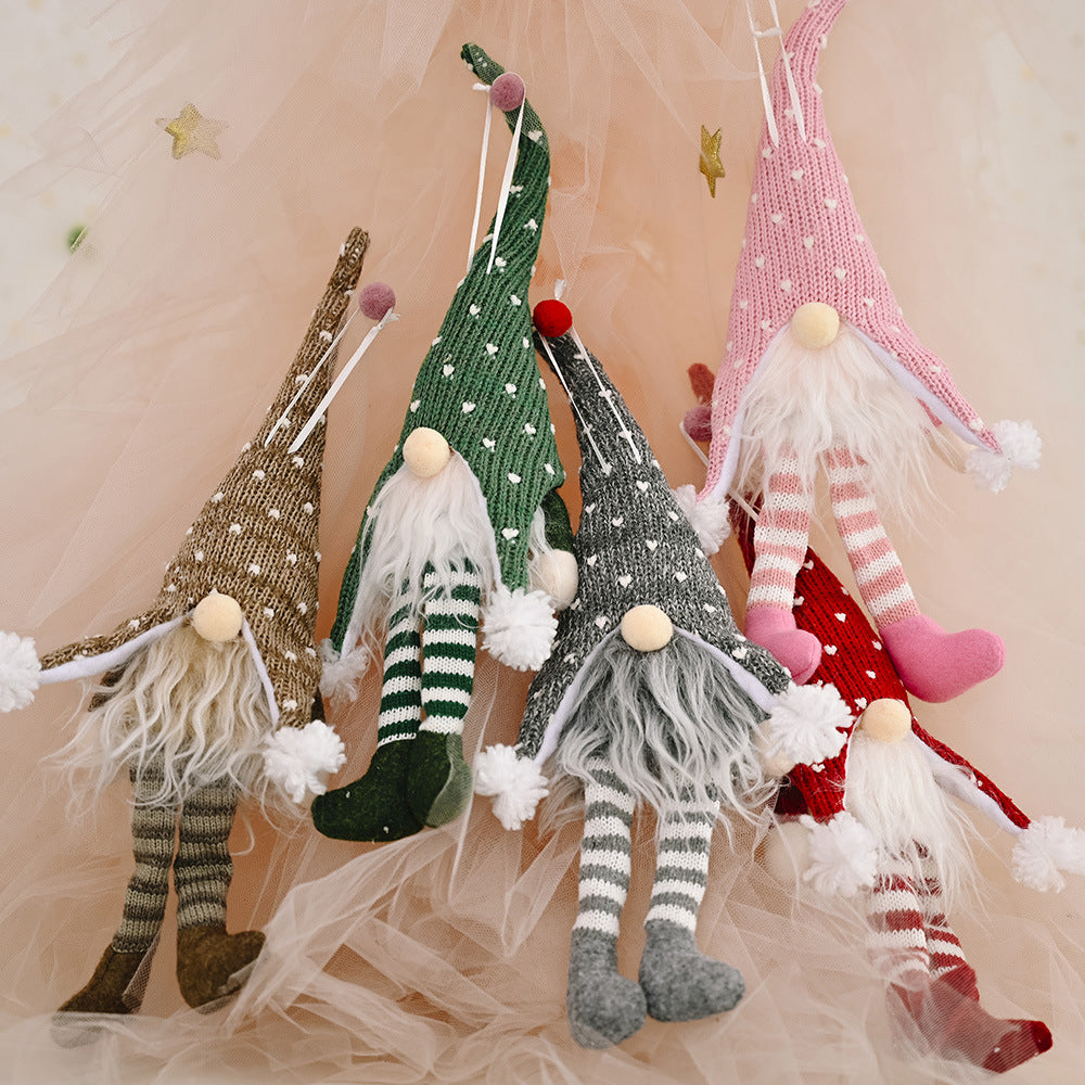 Glow-Up Gnome with Knit Hat & Dangly Legs
