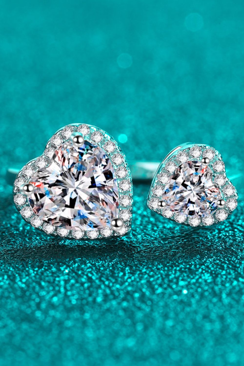 Love’s Embrace Open Moissanite Ring