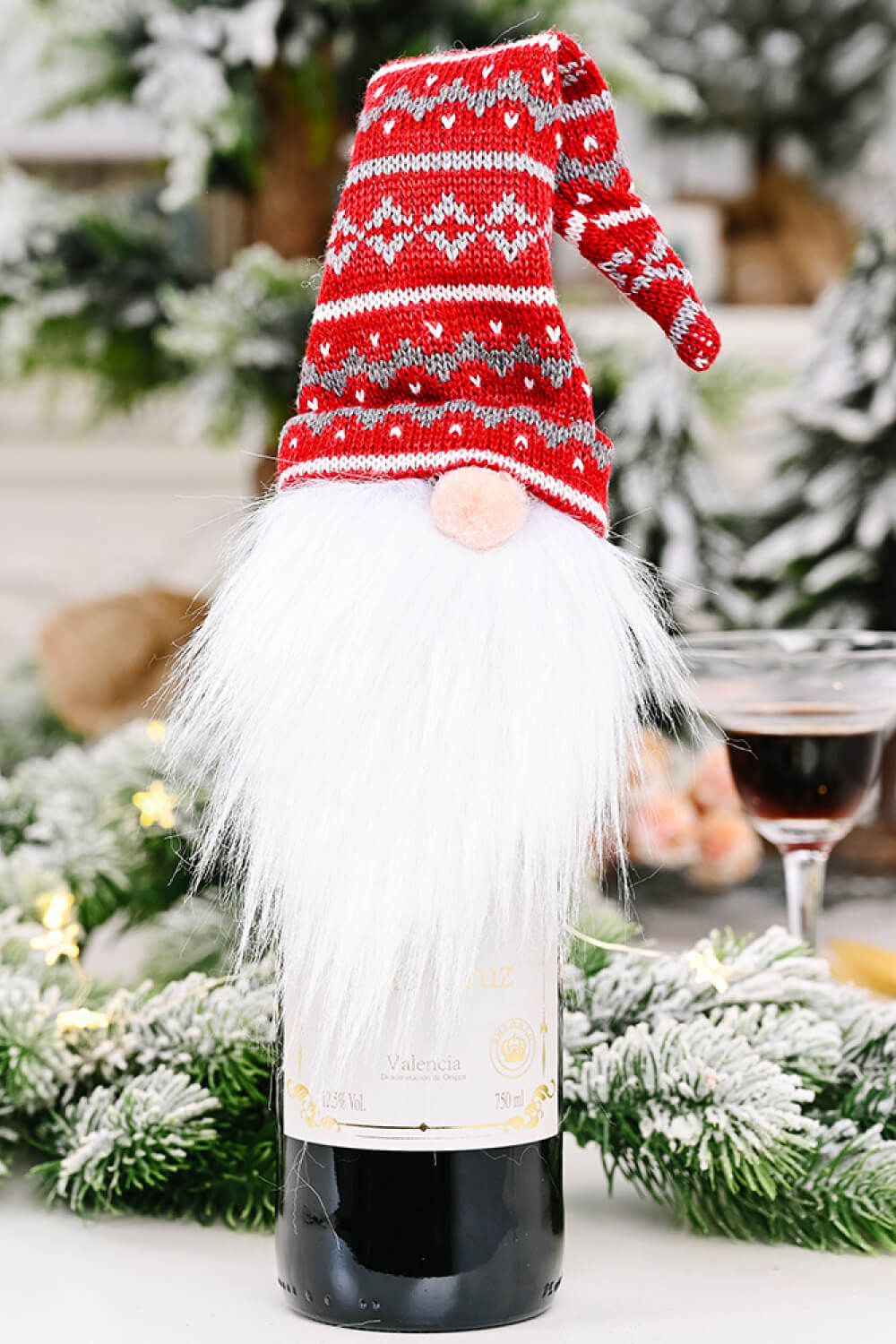 Merry Gnomes Wine Bottle Covers
