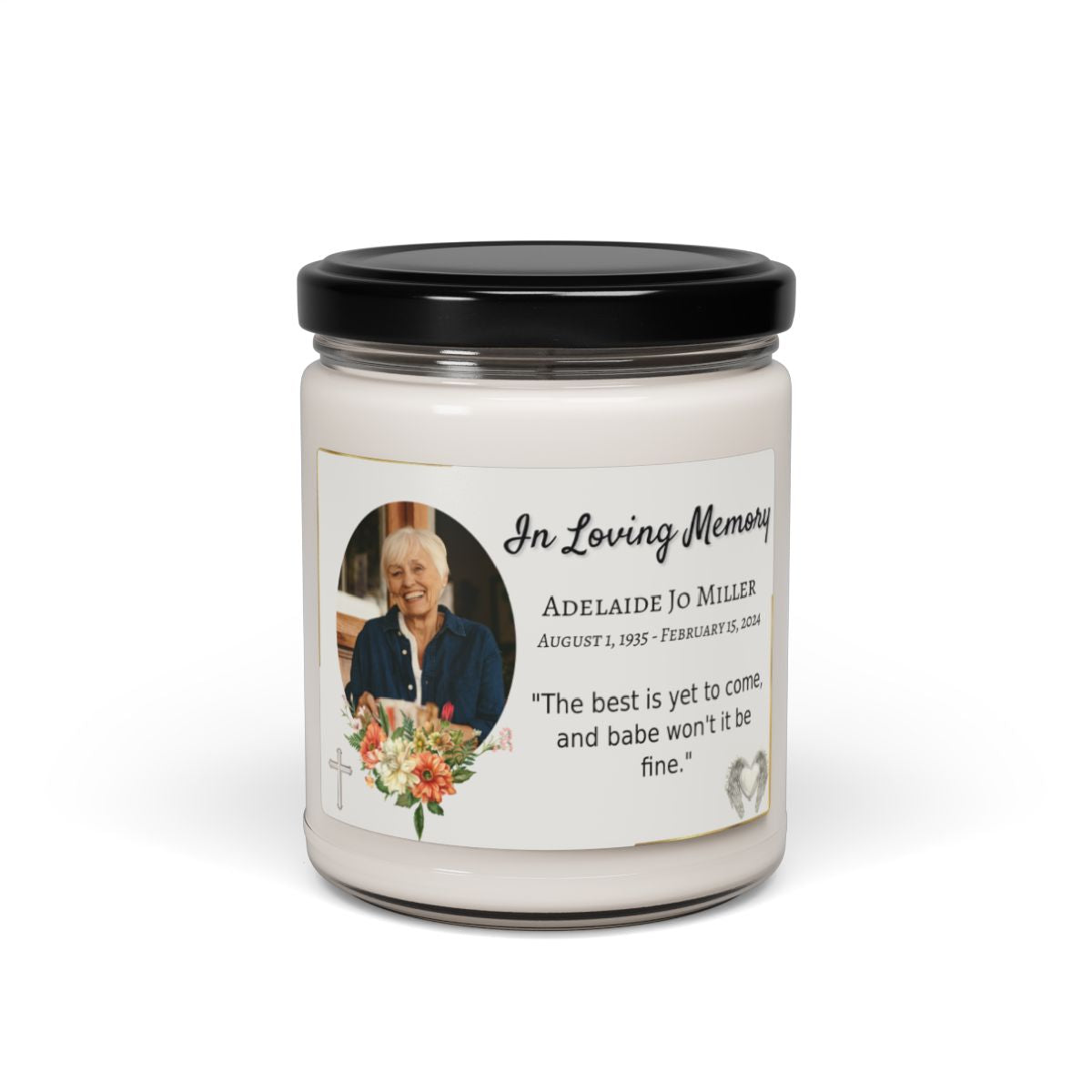 Customizable Remembrance Candle (Light Background)