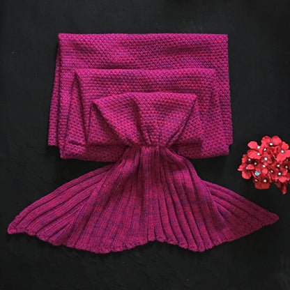 Enchanted Mermaid Tail Blanket