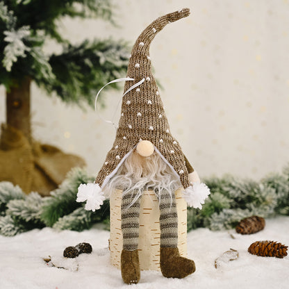 Glow-Up Gnome with Knit Hat & Dangly Legs