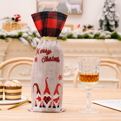 Jolly Gnomes Wine Bottle Covers