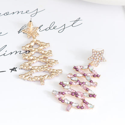 Holiday Glam Tree Earrings