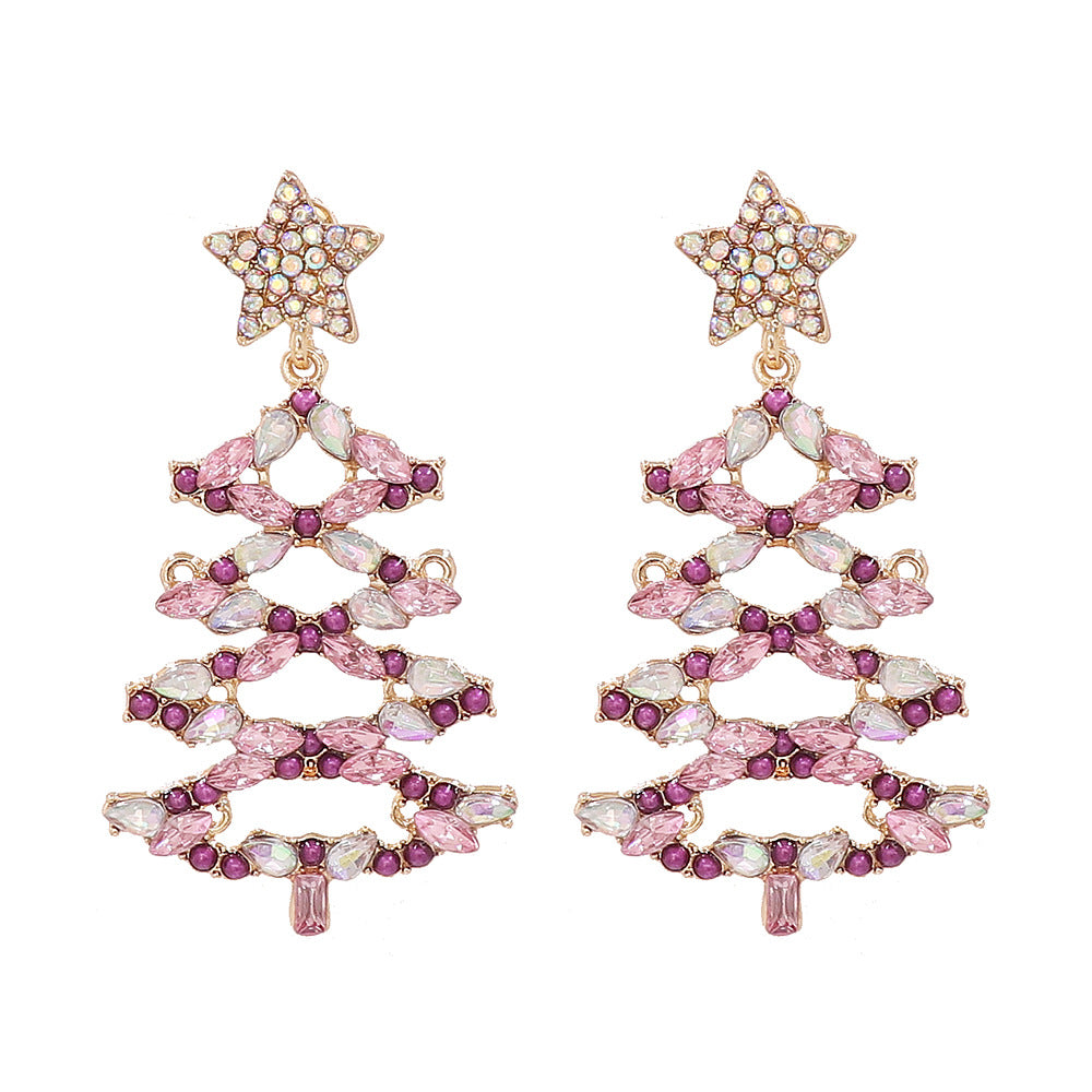Holiday Glam Tree Earrings