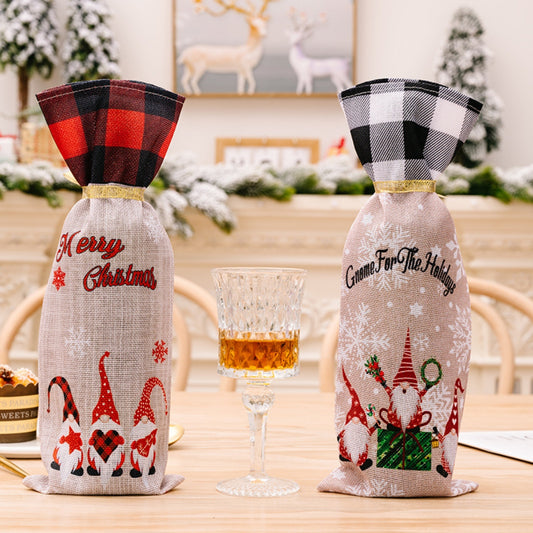 Jolly Gnomes Wine Bottle Covers