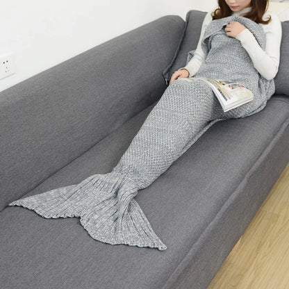 Enchanted Mermaid Tail Blanket