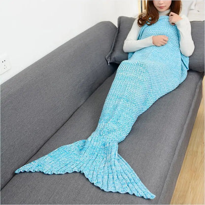 Enchanted Mermaid Tail Blanket