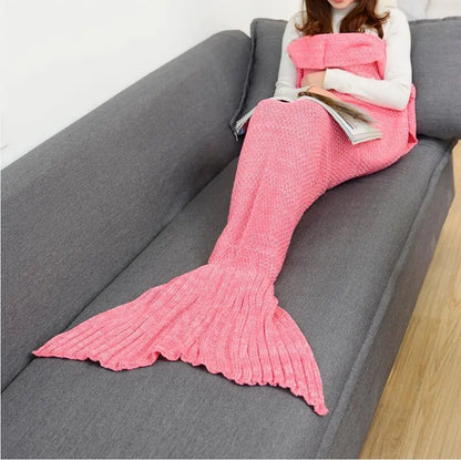 Enchanted Mermaid Tail Blanket