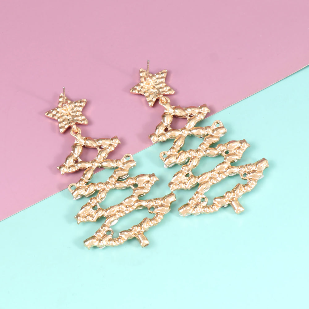 Holiday Glam Tree Earrings
