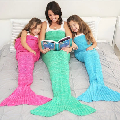 Enchanted Mermaid Tail Blanket