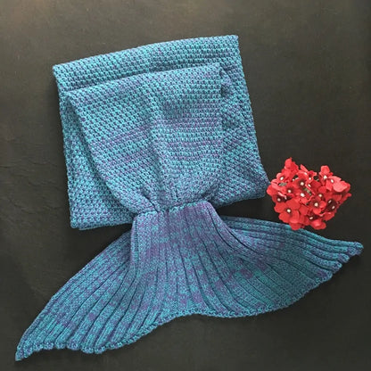 Enchanted Mermaid Tail Blanket