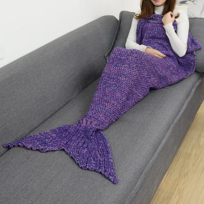 Enchanted Mermaid Tail Blanket