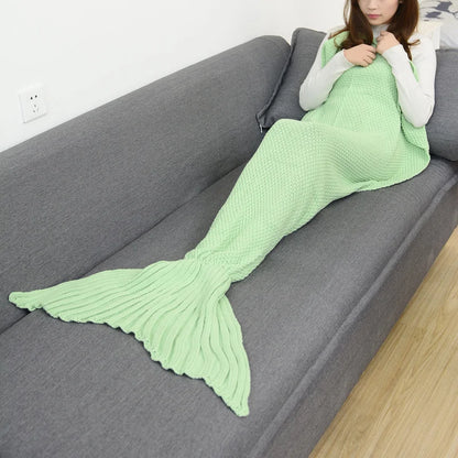 Enchanted Mermaid Tail Blanket