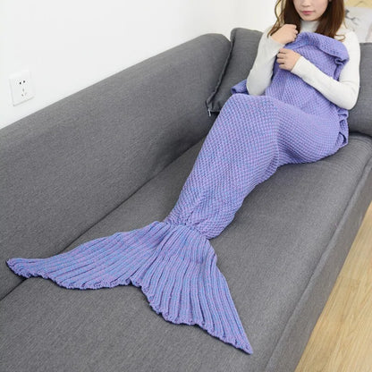 Enchanted Mermaid Tail Blanket