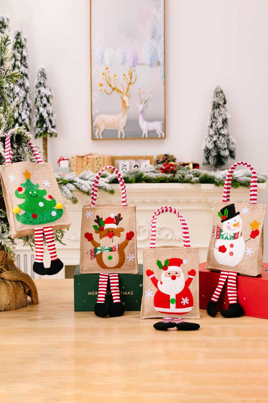 Santa & Friends Holiday Gift Bags Set