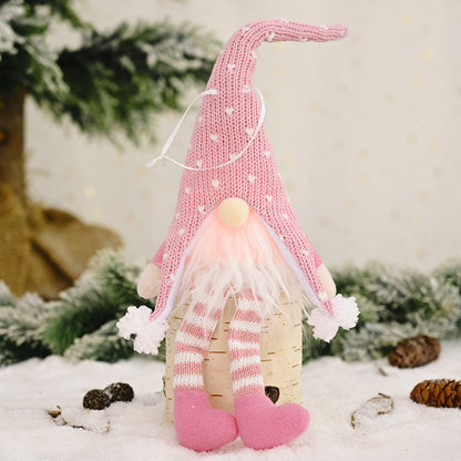 Glow-Up Gnome with Knit Hat & Dangly Legs