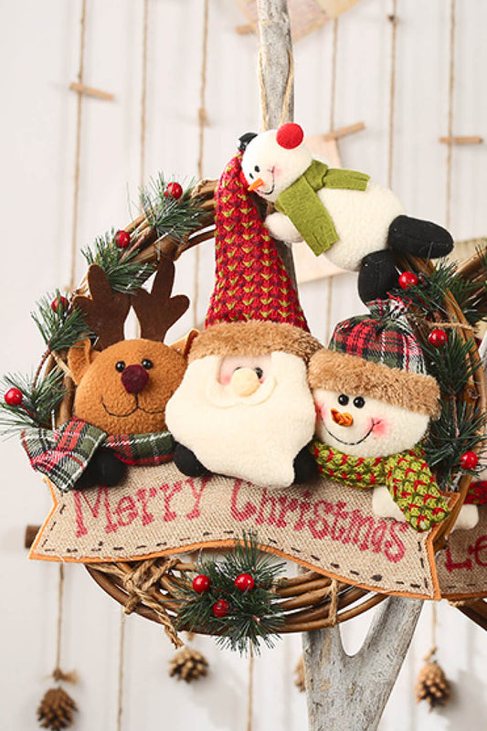 Cozy Christmas Holiday Wreath