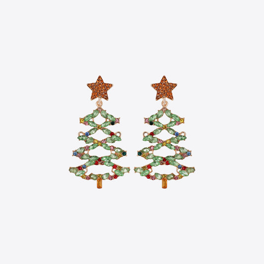 Holiday Glam Tree Earrings