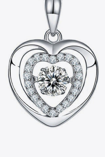Radiant Heart Moissanite Necklace
