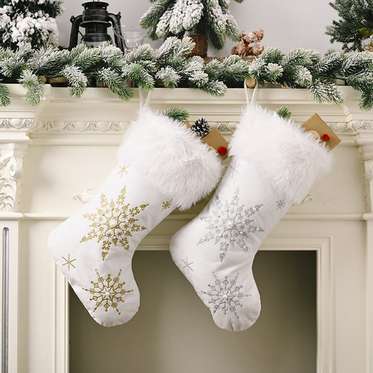 Winter Wonderland Snowflake Stocking