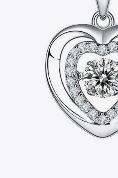 Radiant Heart Moissanite Necklace