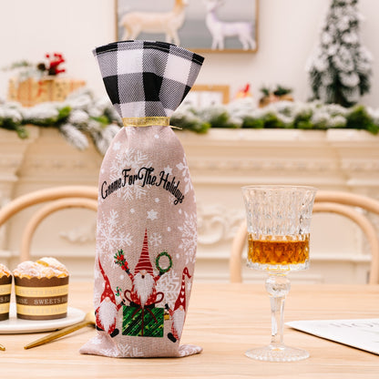 Jolly Gnomes Wine Bottle Covers