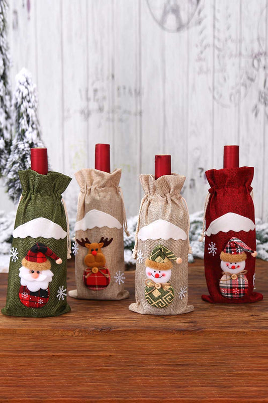 Festive Friends Wine Bottle Covers
