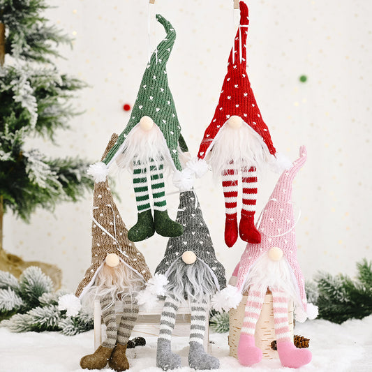Glow-Up Gnome with Knit Hat & Dangly Legs