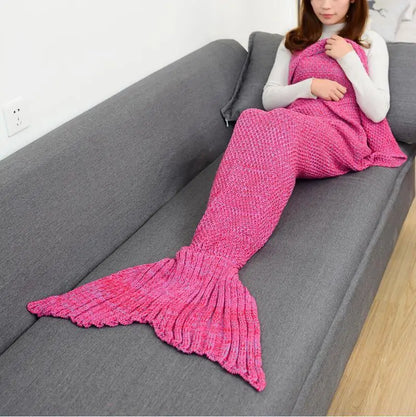 Enchanted Mermaid Tail Blanket