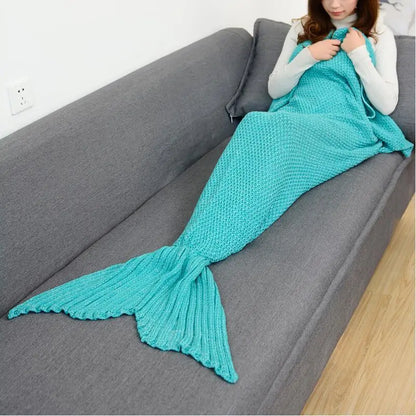 Enchanted Mermaid Tail Blanket