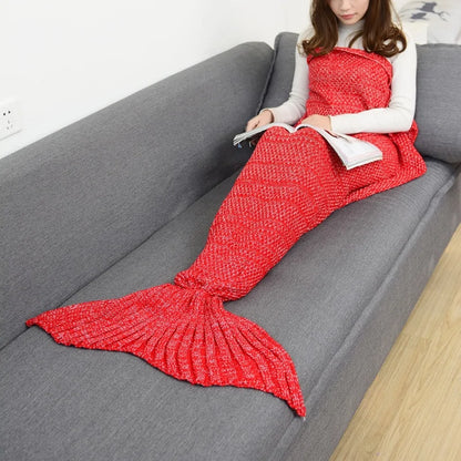 Enchanted Mermaid Tail Blanket